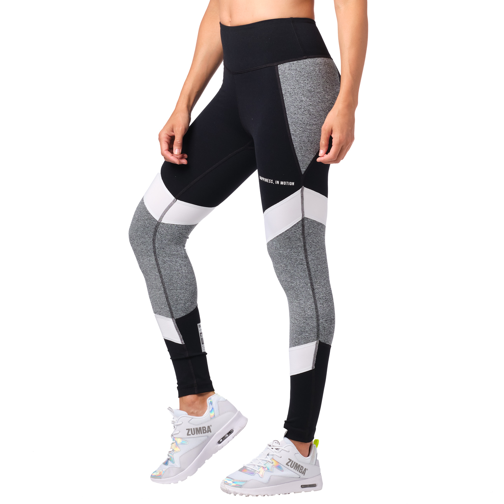 Zumba Happy Panel High Waisted Ankle Leggings – Latinfit Middle East