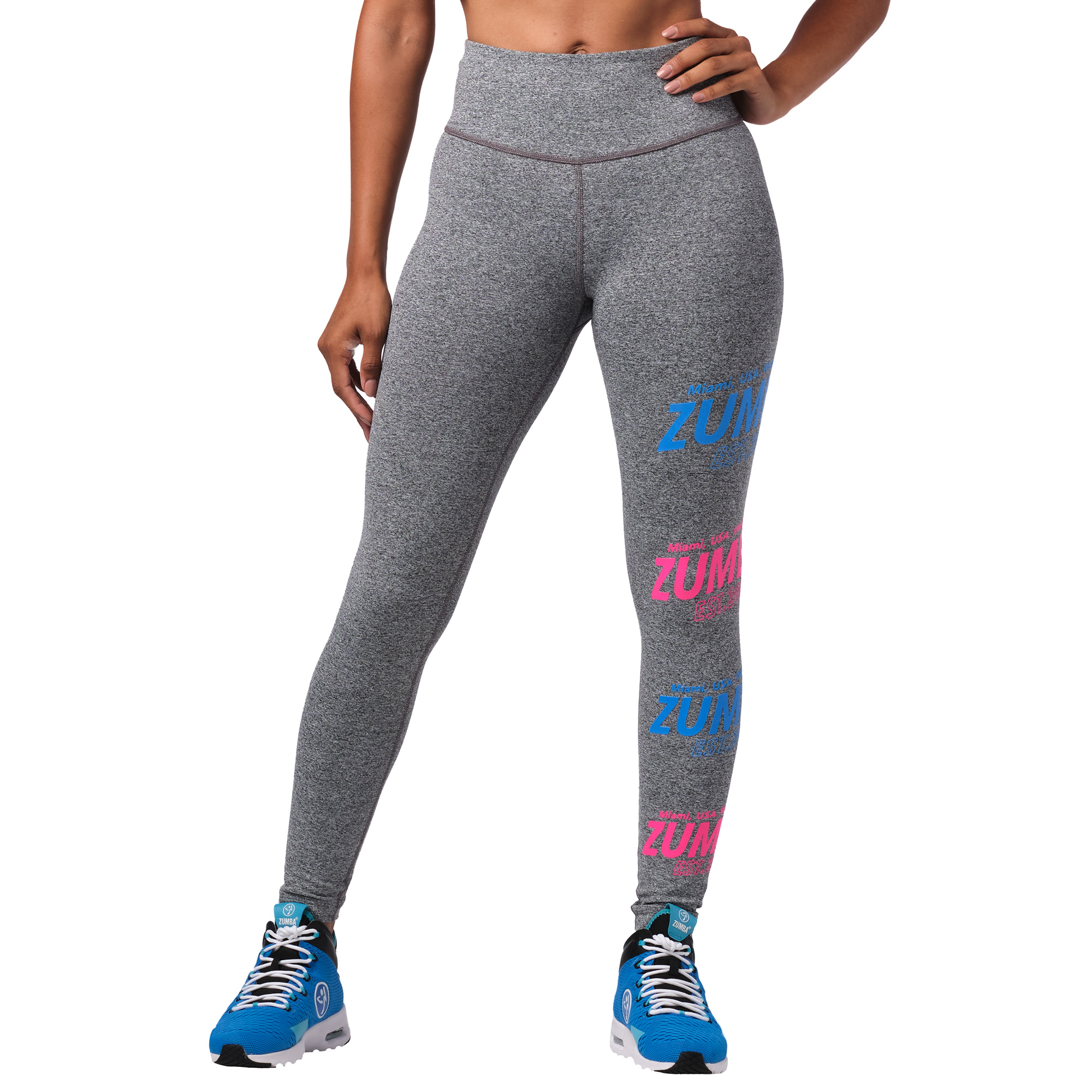 Zumba Happy High Waisted Ankle Leggings – Latinfit Middle East