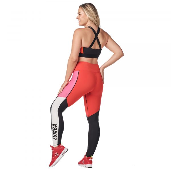 High Waisted Color Blocked Leggings – Latinfit Middle East