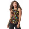 Zumba Printed High Neck Tank