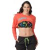 Zumba EST. 01 Long Sleeve Crop Top