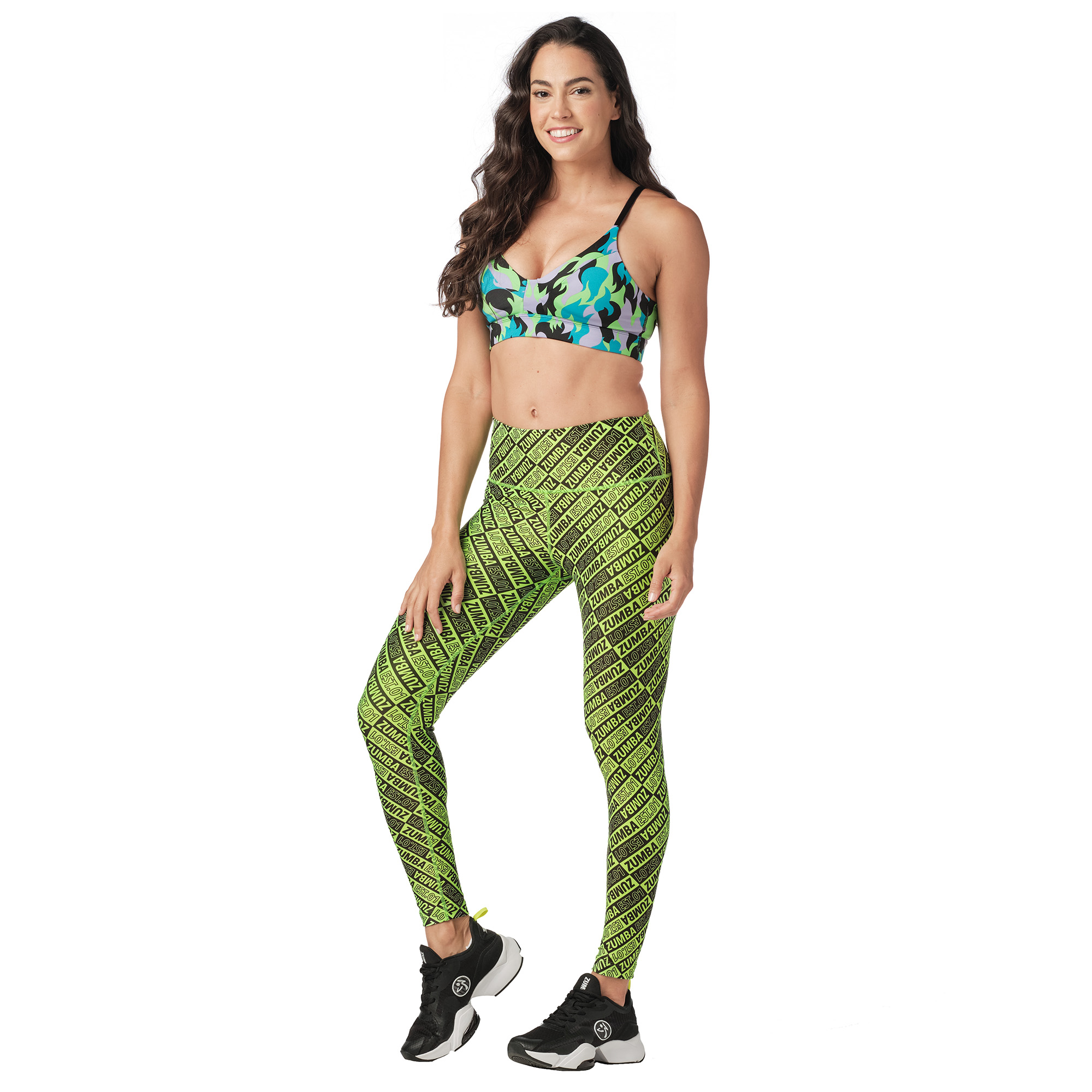 Zumba EST. 01 Printed High Waisted Ankle Leggings – Latinfit Middle East