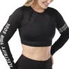 Zumba Futuristic Long Sleeve Crop Top - Image 3