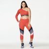 Zumba All Day One Shoulder Crop Top - Image 3