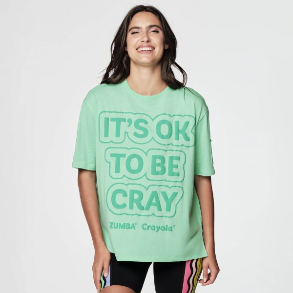 Zumba X Crayola It's Okay To Be Cray Tee - Image 4