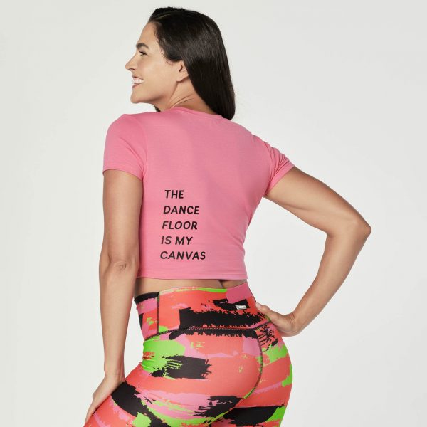 Dance Floor Is my Canvas Crop Top - Image 4