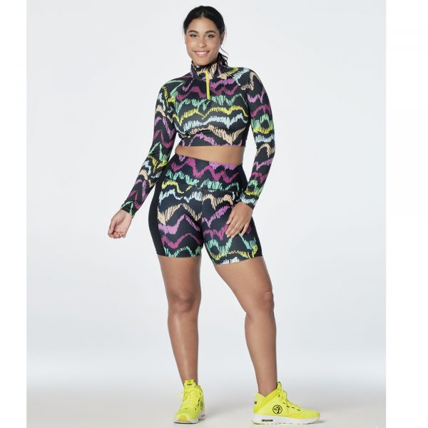 Zumba Transform Long Sleeve Crop Top - Image 3