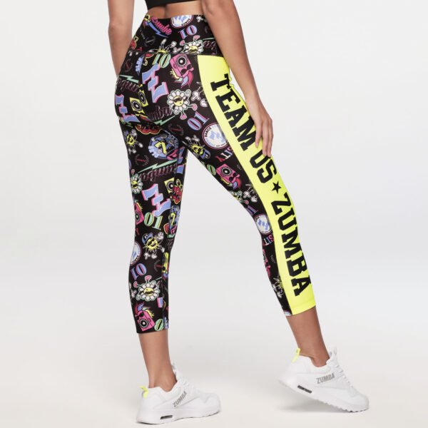 ZW Varsity High Waisted Crop Leggings - Image 3