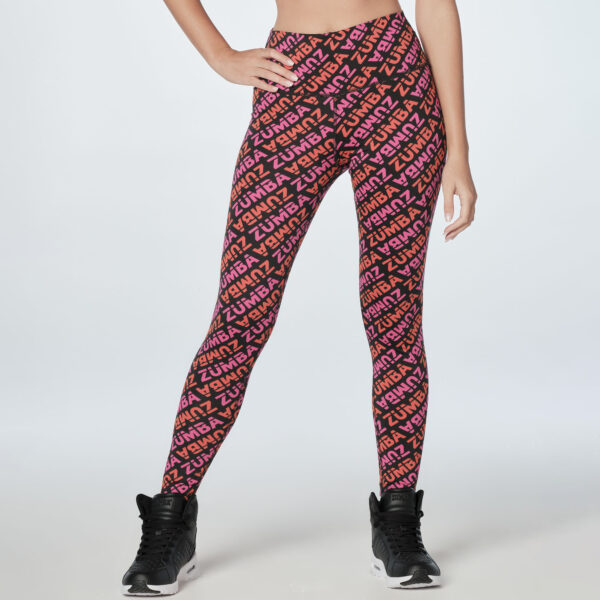 Zumba Infinity High Waisted Ankle Leggings