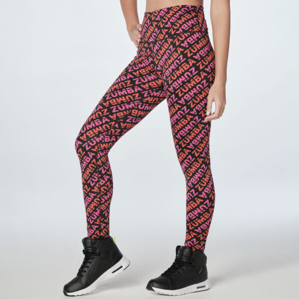 Zumba Infinity High Waisted Ankle Leggings - Image 2