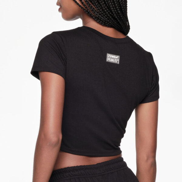 Zumba X Peanuts Fitted Crop Top - Image 2