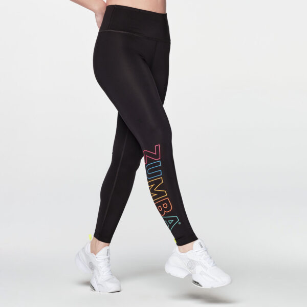 Zumba Vibrant High Waisted Ankle Leggings - Image 2