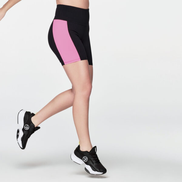 Zumba Beach Party High Waisted Biker Shorts - Image 3