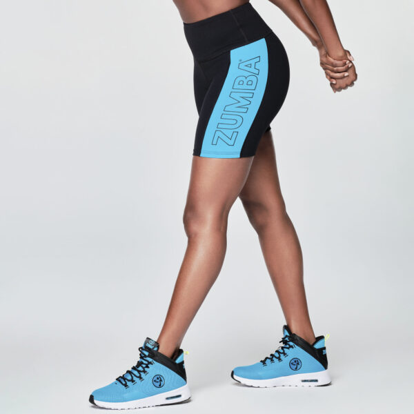 Zumba Beach Party High Waisted Biker Shorts - Image 6