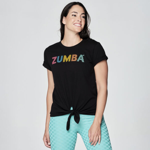 Zumba Beach Bash Front Tie Tee