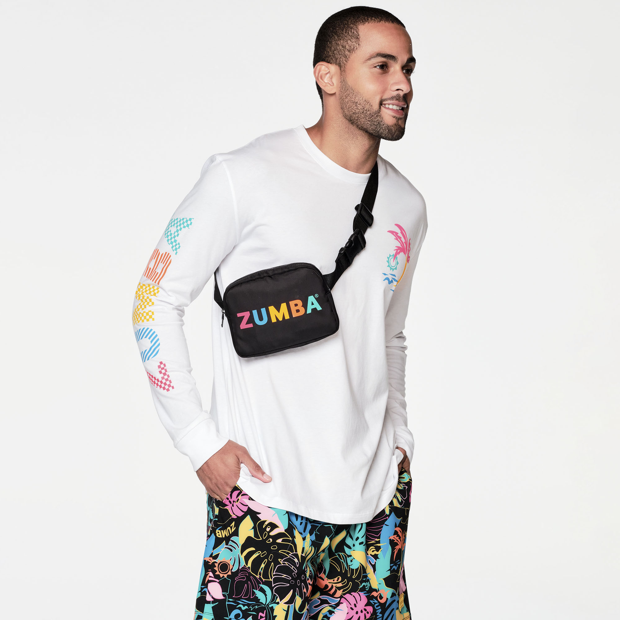 ☆新品☆ Zumba Vacay Waist Bag - Bold Black
