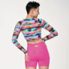 Zumba Sun And Swim Long Sleeve Crop Top - Image 6