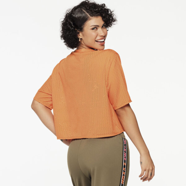 ZW X GW Mesh Boxy Crop Top - Image 3