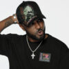 ZW X GW Adjustable Snapback Cap - Bold Black - Image 43