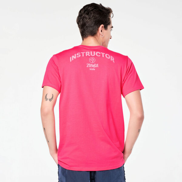 Zumba Kids Crew Neck Tee - Deep Pink - Image 2