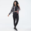 Funscape Sequin Bomber Jacket - Image 5