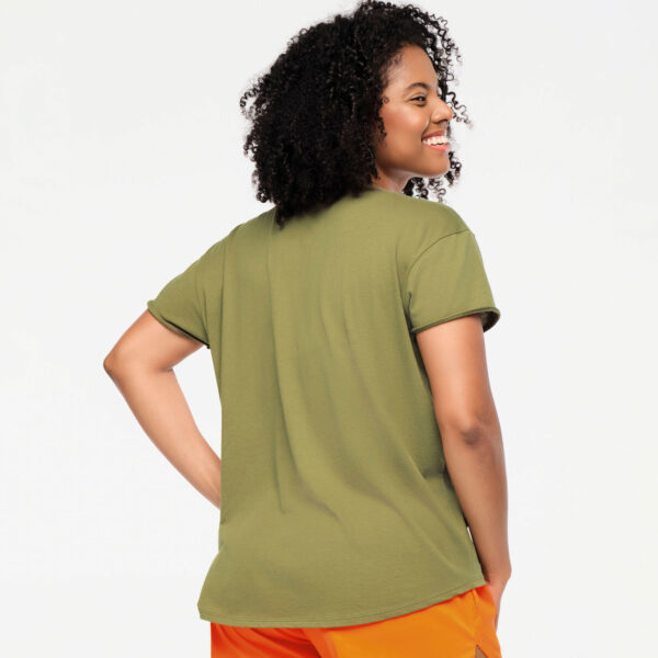 Zumba Explore High Low Crew Neck Top - Image 4
