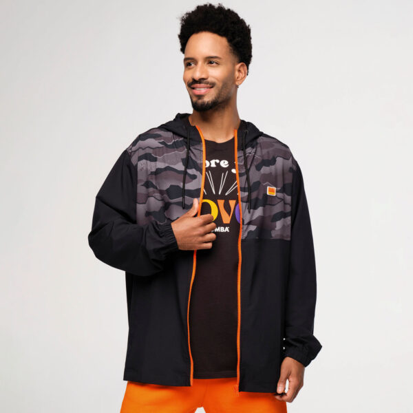 Zumba Explore Men's Hooded Windbreaker Jacket - Image 6