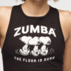 Zumba X Peanuts High Neck Mid Crop Tank