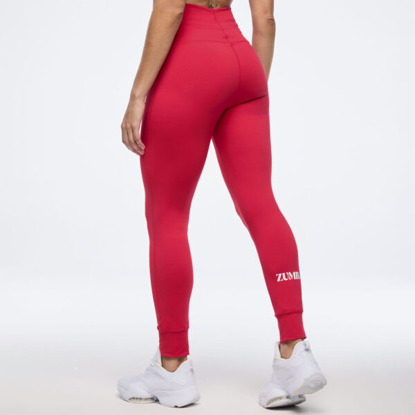 Zumba Haus High Waisted Ankle Leggings With Drawcord - Image 3