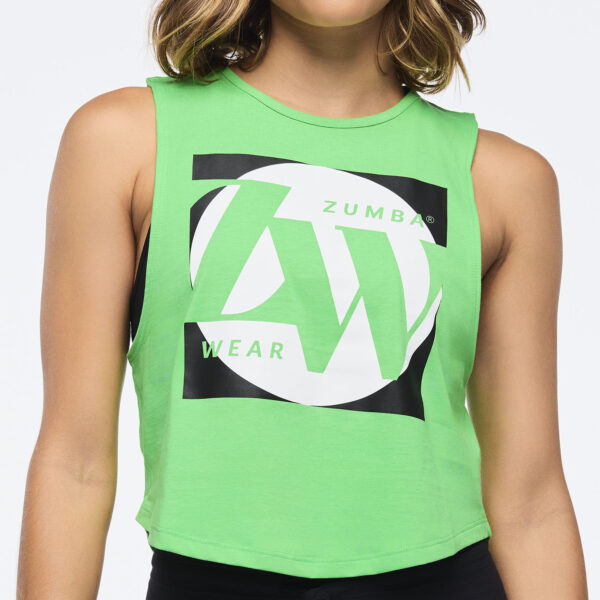 Zumba Haus Crop Muscle Tank