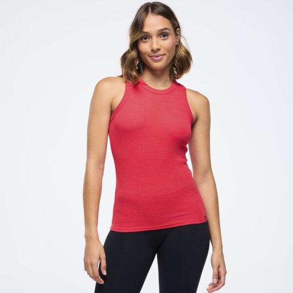 Zumba Haus Fitted High Neck Rib Tank - Image 2