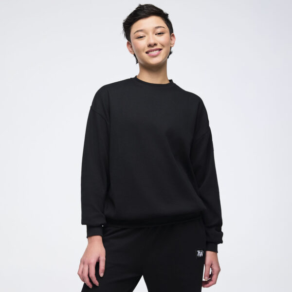 Zumba Haus Oversized Pullover Waffle Sweatshirt - Image 6