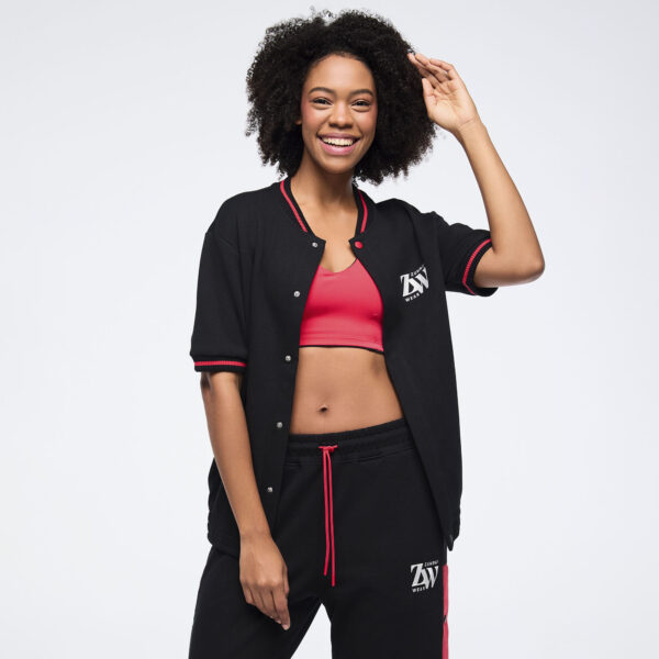 Zumba Haus Men's Short Sleeve Bomber Jacket - Image 7