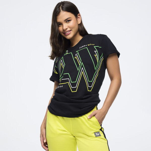 Zumba Haus Unisex Crew Neck Tee - Black - Image 3
