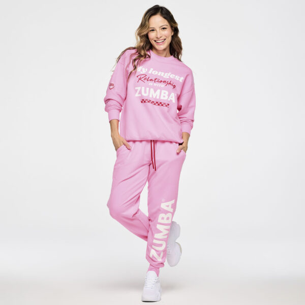 Zumba Love Oversized Pullover Sweatshirt