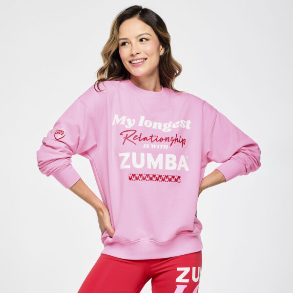 Zumba Love Oversized Pullover Sweatshirt - Image 2