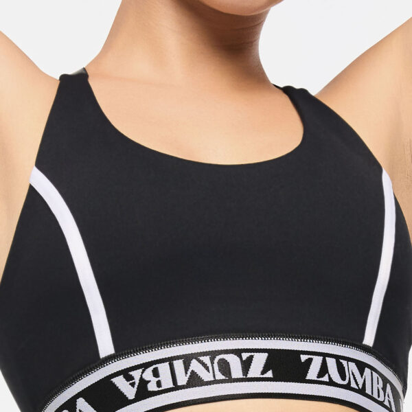 Zumba Haus Scoop Neck Bra With Elastic - Image 2