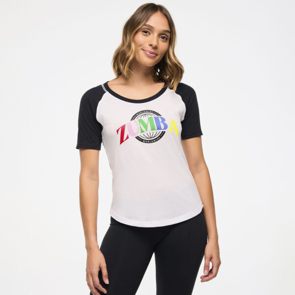 Zumba Haus Baseball Tee - Image 3