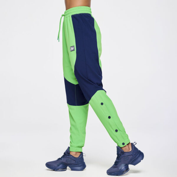 Zumba Out Loud Woven Track Pants With Side Snaps - Image 5