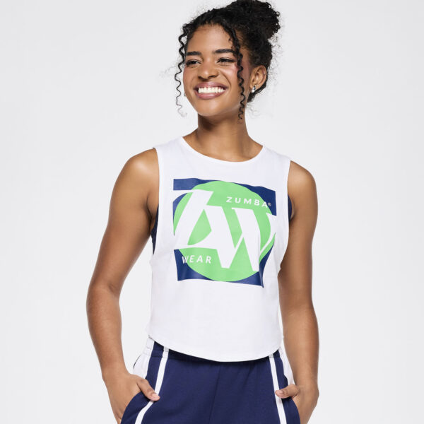 Zumba Out Loud Crop Muscle Tank