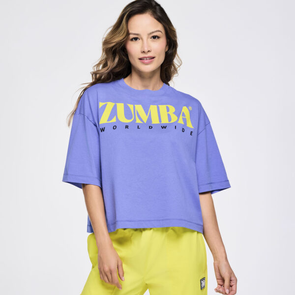 Zumba Out Loud Oversized Boxy Crop Top