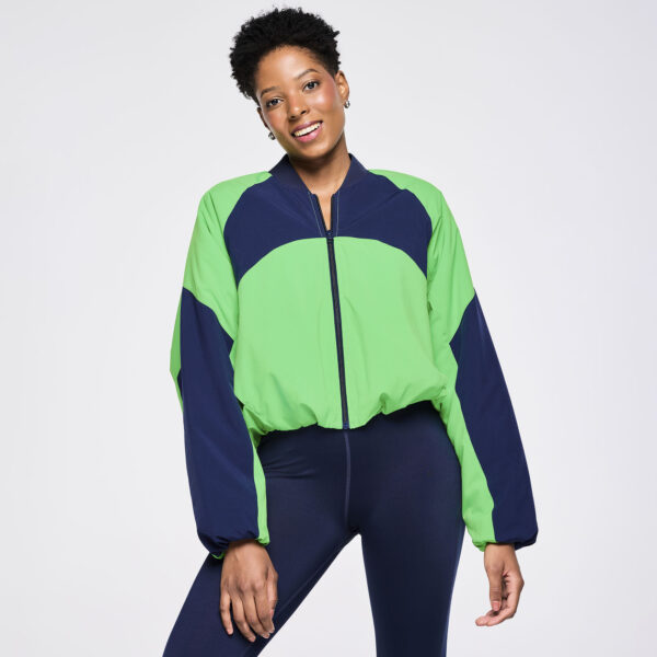 Zumba Out Loud Color Blocked Raglan Puffer Jacket - Image 2