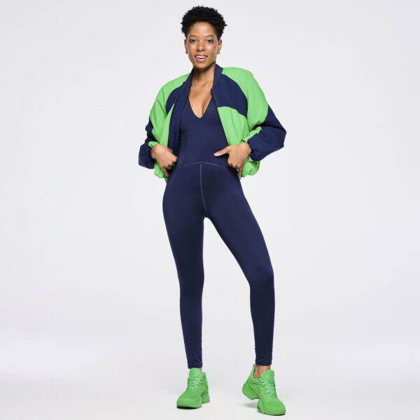 Zumba Out Loud Color Blocked Raglan Puffer Jacket - Image 4