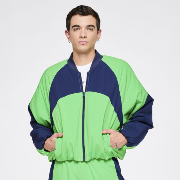 Zumba Out Loud Color Blocked Raglan Puffer Jacket - Image 5