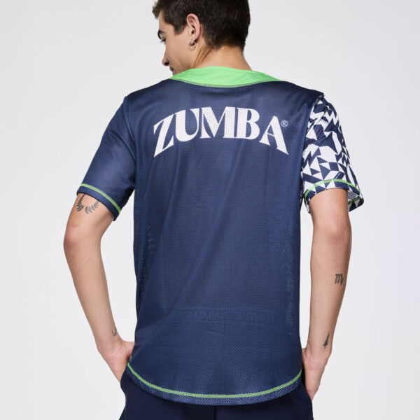 Zumba Out Loud Baseball Button Up Jersey - Image 8