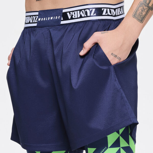 Zumba Out Loud Men's Shorts With Inner Liner - Image 5