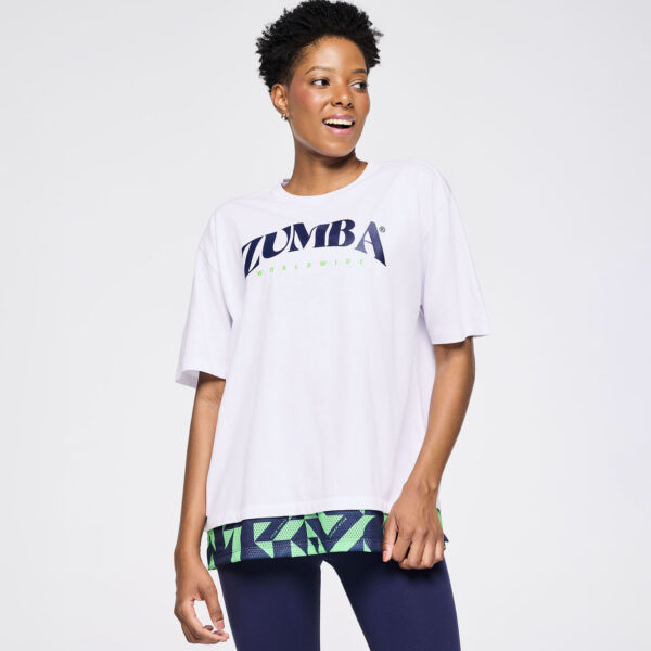 Zumba Out Loud Men's Crew Neck Tee With Double Layered Hem - Image 2