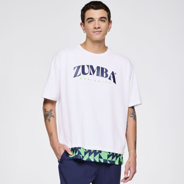 Zumba Out Loud Men's Crew Neck Tee With Double Layered Hem - Image 5