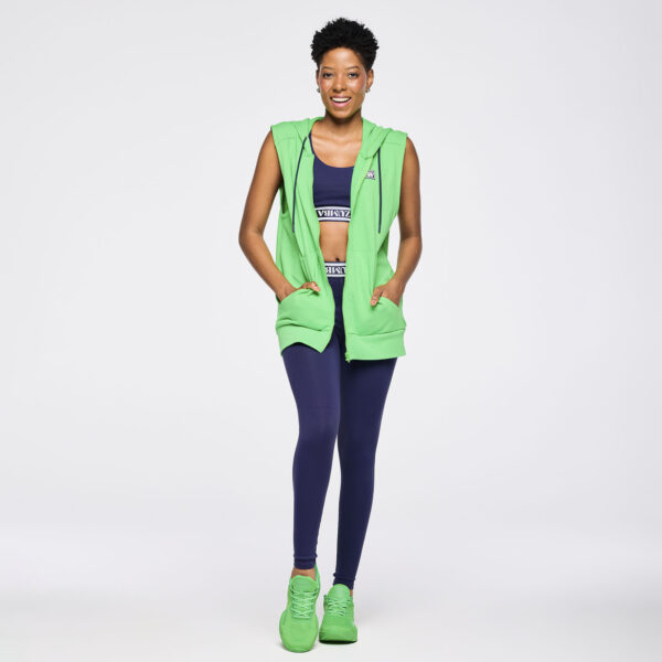 Zumba Out Loud Men's Sleeveless Zip Up Hoodie