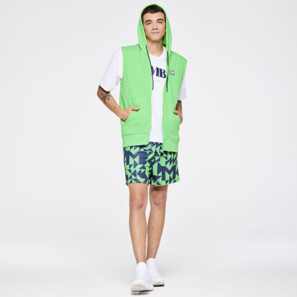 Zumba Out Loud Men's Sleeveless Zip Up Hoodie - Image 9